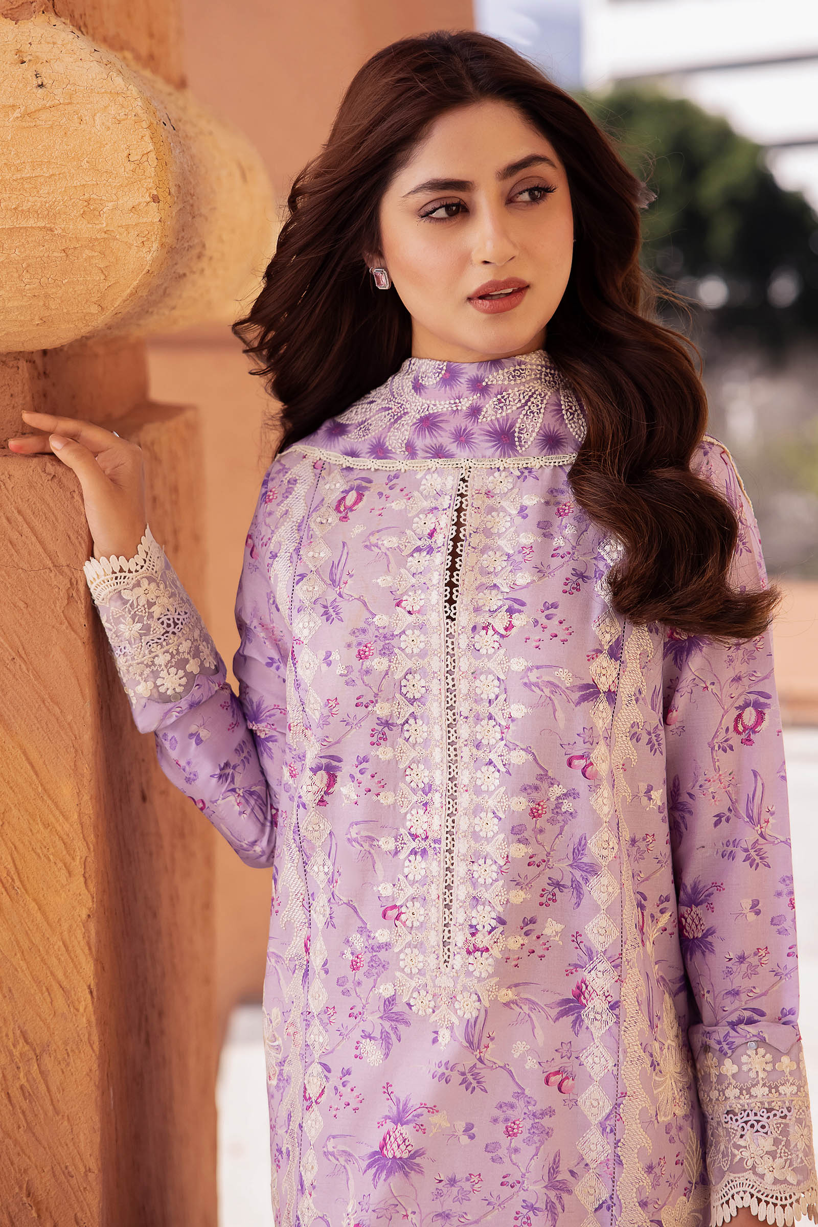 Zaha | Lawn 24 | SENA (ZL24-10 A) - Pakistani Clothes for women, in United Kingdom and United States