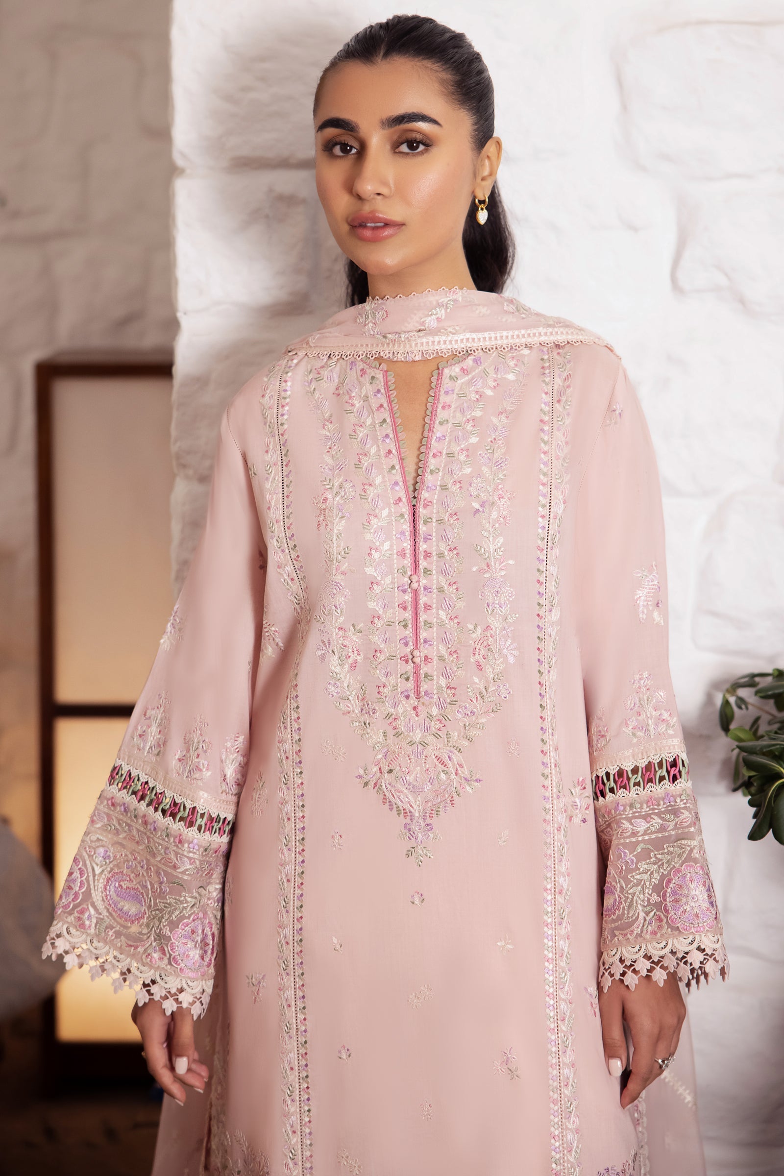 Zaha | Lawn 24 | ZENEL (ZL24-07 A) - Pakistani Clothes for women, in United Kingdom and United States