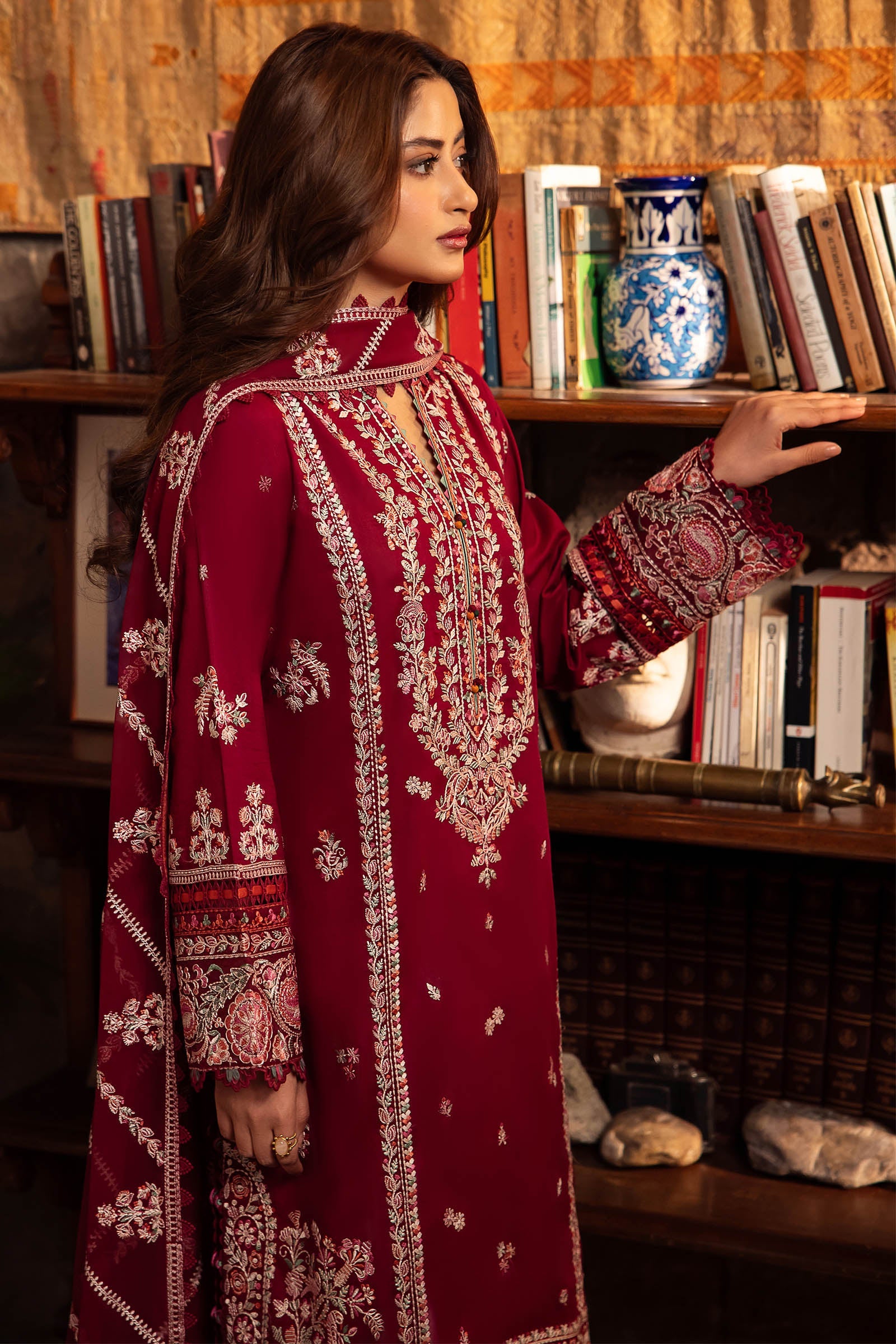 Zaha | Lawn 24 | ZENEL (ZL24-07 B) - Pakistani Clothes for women, in United Kingdom and United States