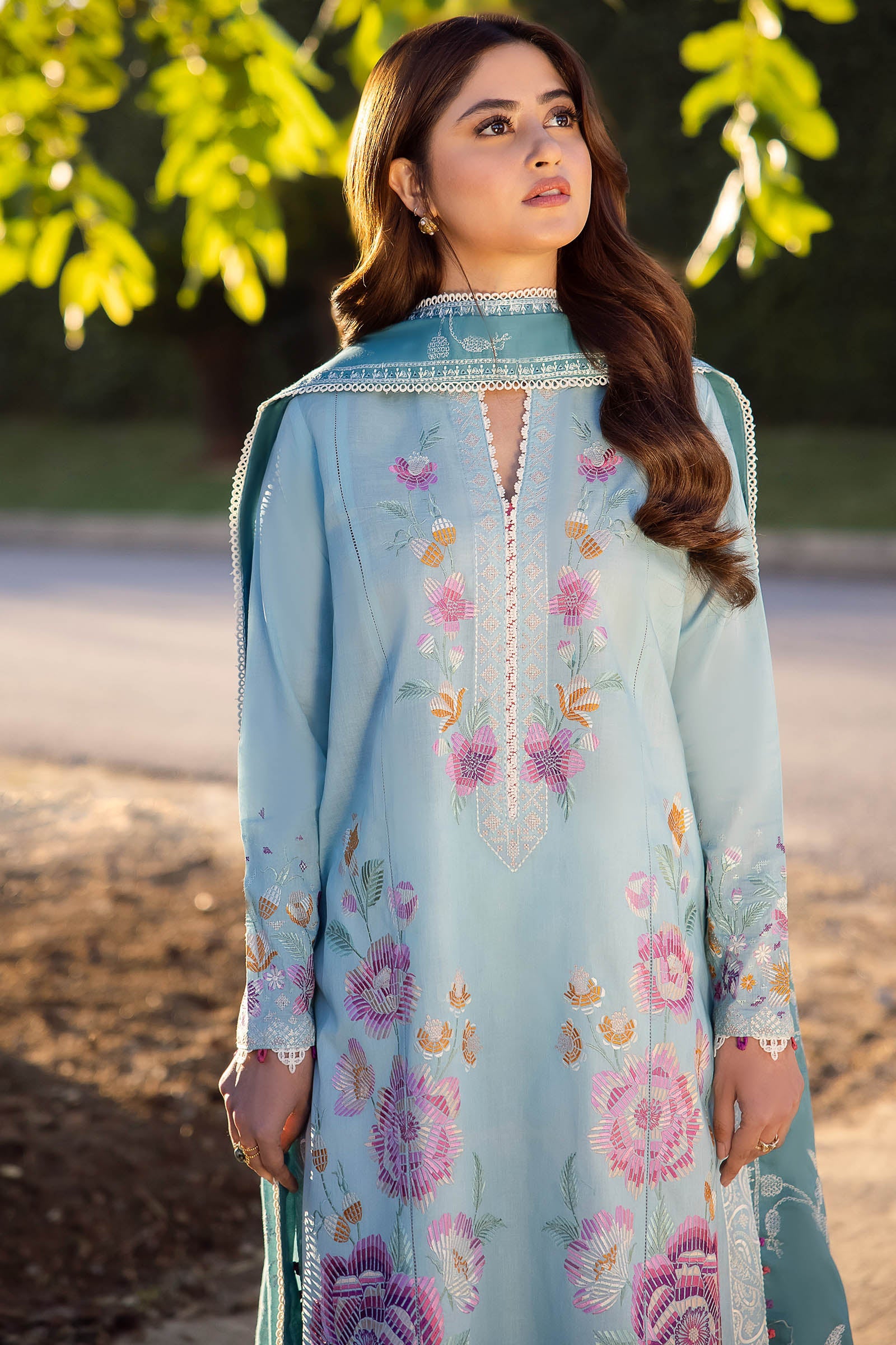 Zaha | Lawn 24 | GIZEM (ZL24-14 B) - Pakistani Clothes for women, in United Kingdom and United States