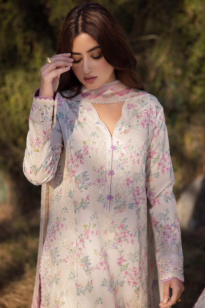 Zaha | Lawn 24 | AYSEL (ZL24-03 A) - Pakistani Clothes for women, in United Kingdom and United States