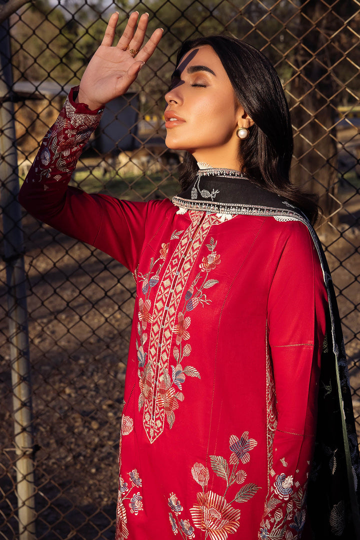 Zaha | Lawn 24 | GIZEM (ZL24-14 A) - Hoorain Designer Wear - Pakistani Ladies Branded Stitched Clothes in United Kingdom, United states, CA and Australia