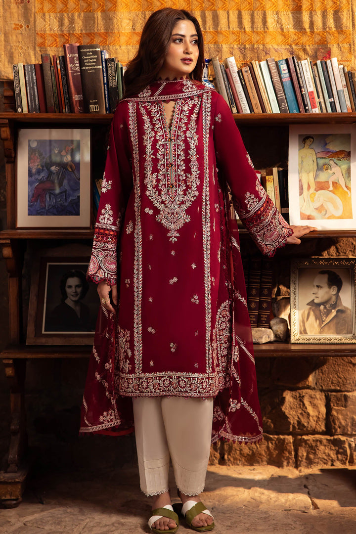 Zaha | Lawn 24 | ZENEL (ZL24-07 B) - Hoorain Designer Wear - Pakistani Ladies Branded Stitched Clothes in United Kingdom, United states, CA and Australia