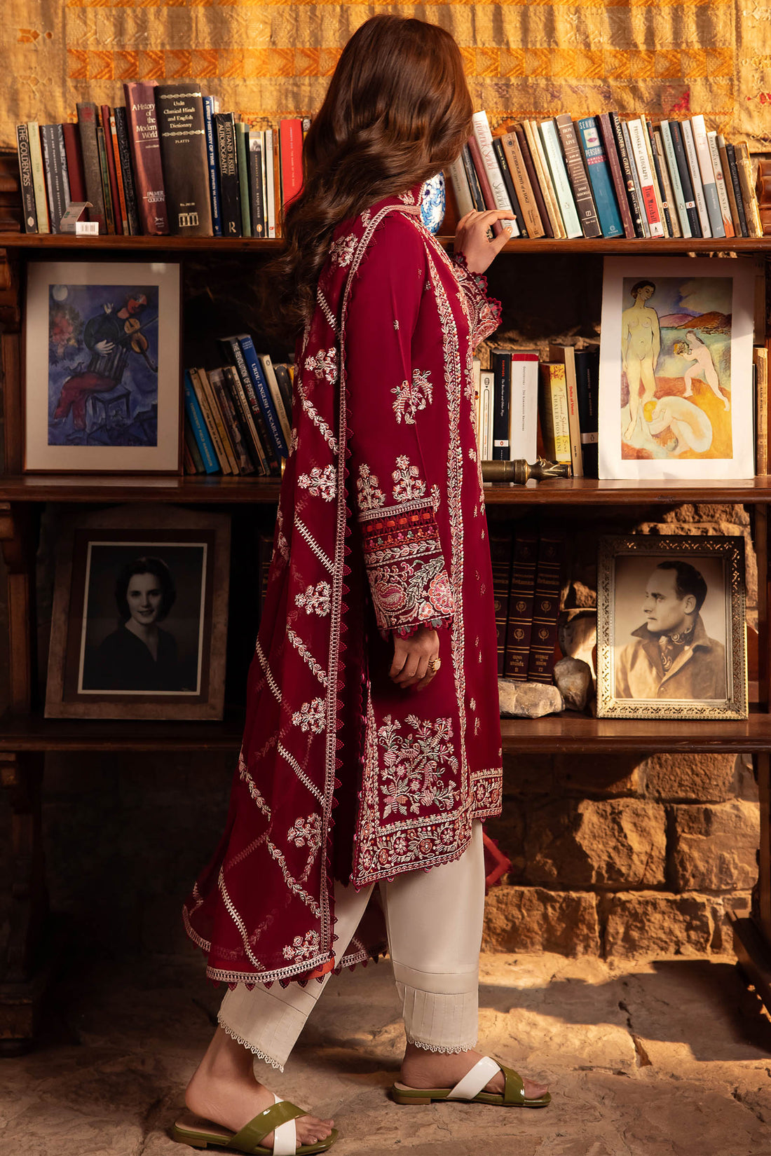 Zaha | Lawn 24 | ZENEL (ZL24-07 B) - Pakistani Clothes for women, in United Kingdom and United States