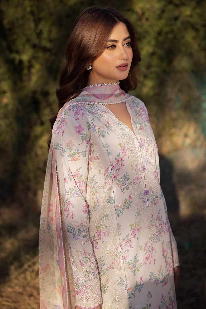 Zaha | Lawn 24 | AYSEL (ZL24-03 A) - Hoorain Designer Wear - Pakistani Ladies Branded Stitched Clothes in United Kingdom, United states, CA and Australia