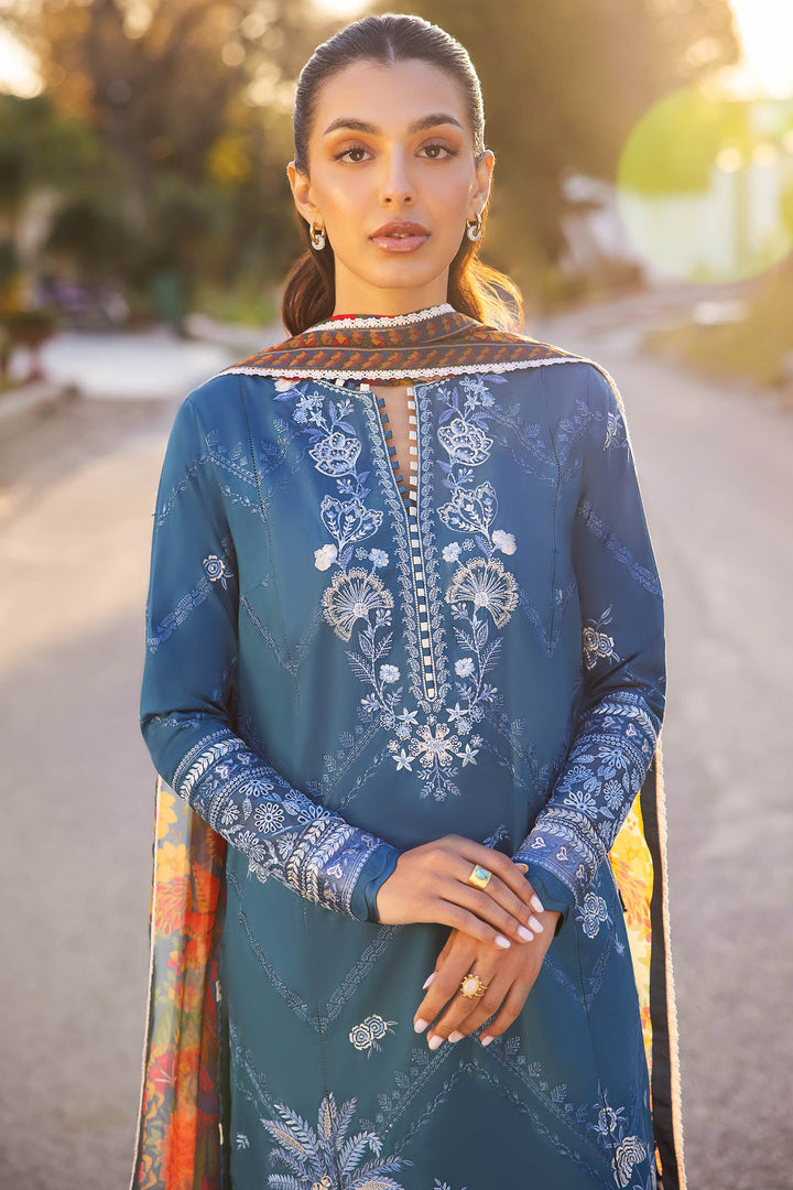 Zaha | Lawn 24 | EIRA (ZL24-05 B) - Hoorain Designer Wear - Pakistani Ladies Branded Stitched Clothes in United Kingdom, United states, CA and Australia