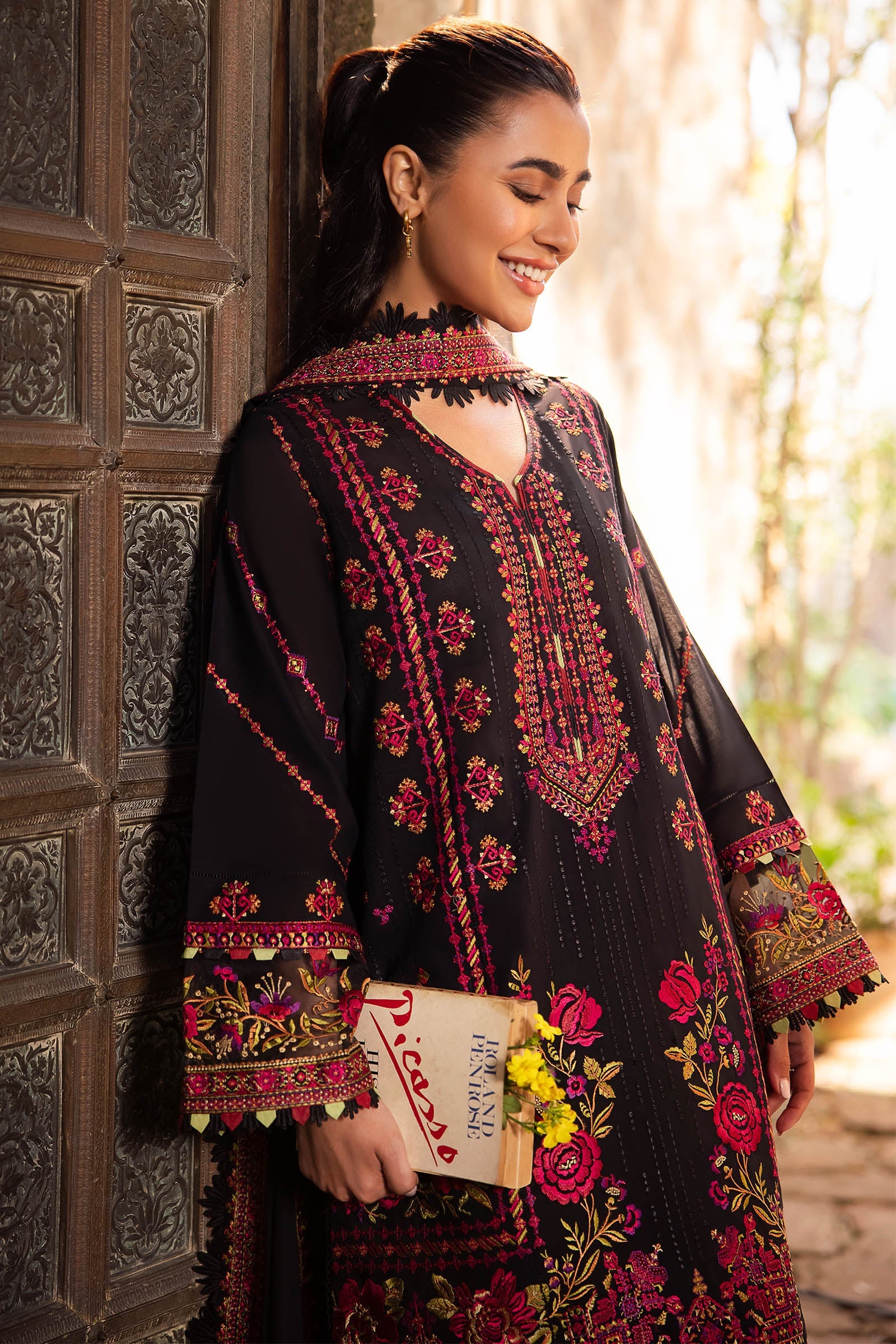 Zaha | Lawn 24 | ZEL (ZL24-08 B) - Pakistani Clothes for women, in United Kingdom and United States