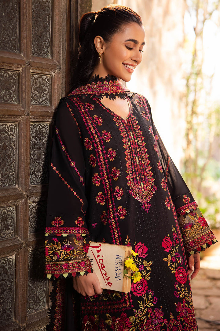 Zaha | Lawn 24 | ZEL (ZL24-08 B) - Hoorain Designer Wear - Pakistani Ladies Branded Stitched Clothes in United Kingdom, United states, CA and Australia
