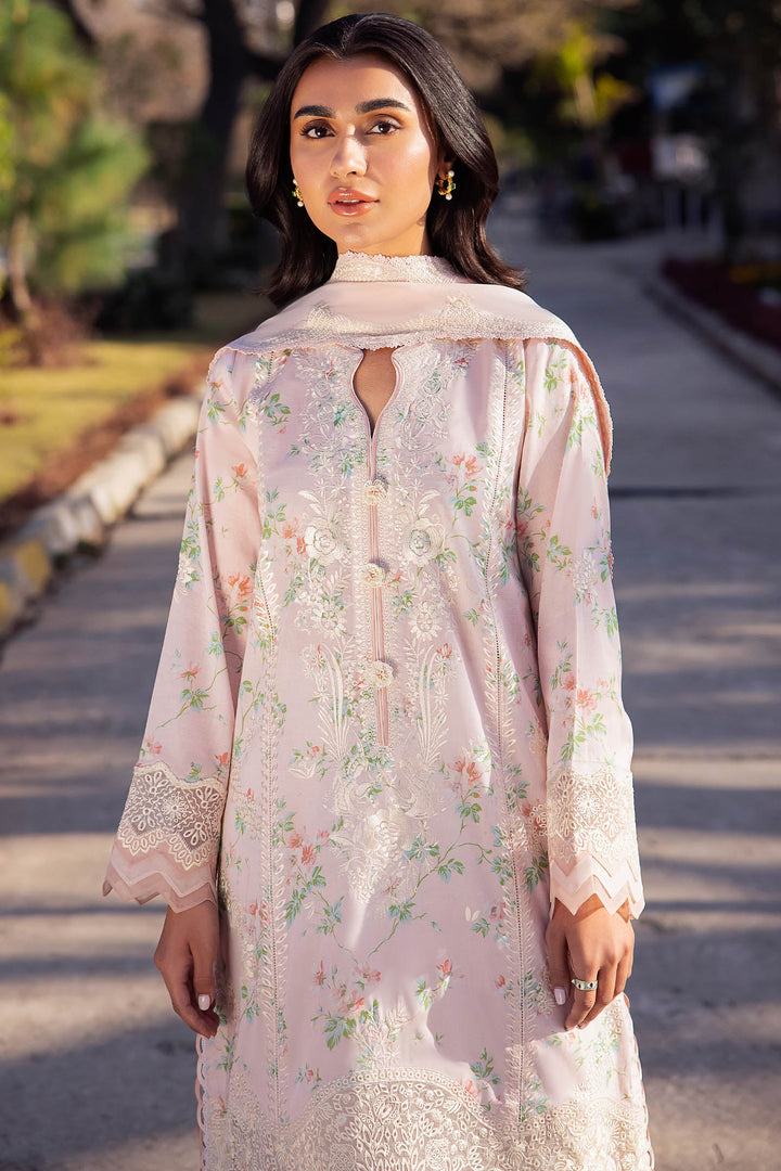 Zaha | Lawn 24 | ASEMA (ZL24-04 A) - Hoorain Designer Wear - Pakistani Ladies Branded Stitched Clothes in United Kingdom, United states, CA and Australia