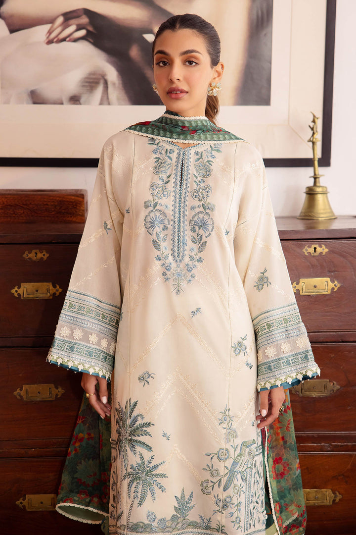 Zaha | Lawn 24 | EIRA (ZL24-05 A) - Hoorain Designer Wear - Pakistani Ladies Branded Stitched Clothes in United Kingdom, United states, CA and Australia