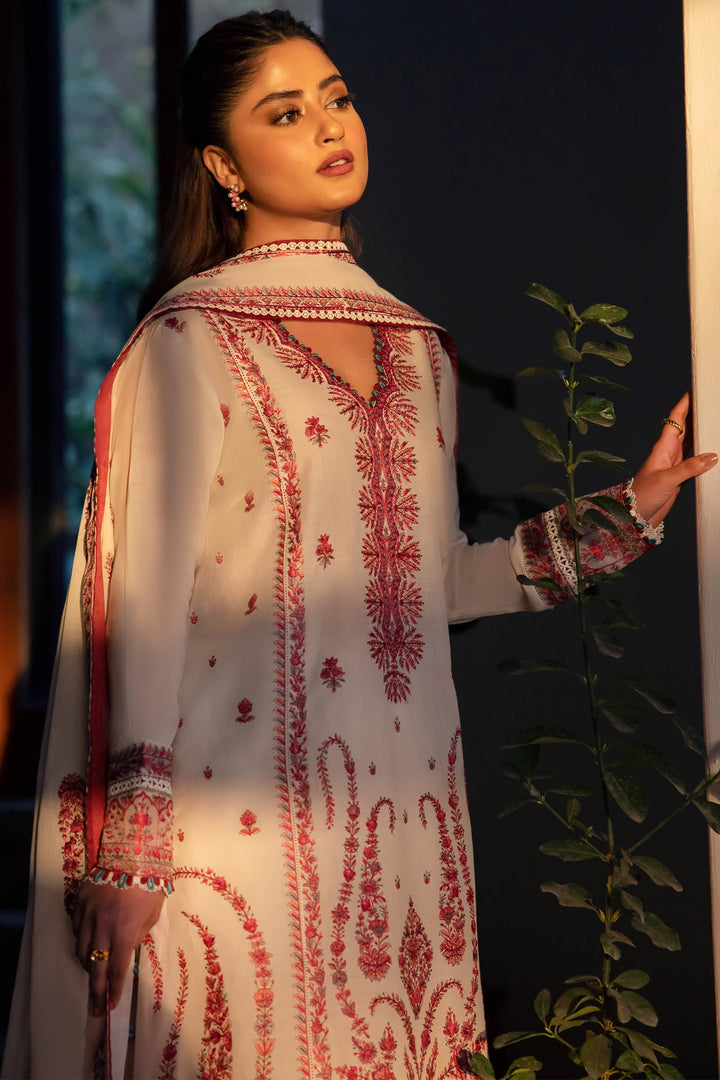 Zaha | Lawn 24 | ELANIA (ZL24-09 A) - Hoorain Designer Wear - Pakistani Ladies Branded Stitched Clothes in United Kingdom, United states, CA and Australia