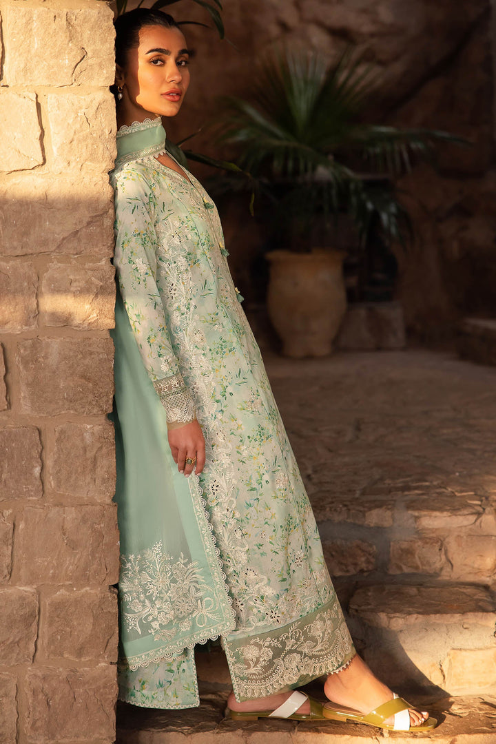 Zaha | Lawn 24 | SEZEM (ZL24-13 B) - Hoorain Designer Wear - Pakistani Ladies Branded Stitched Clothes in United Kingdom, United states, CA and Australia