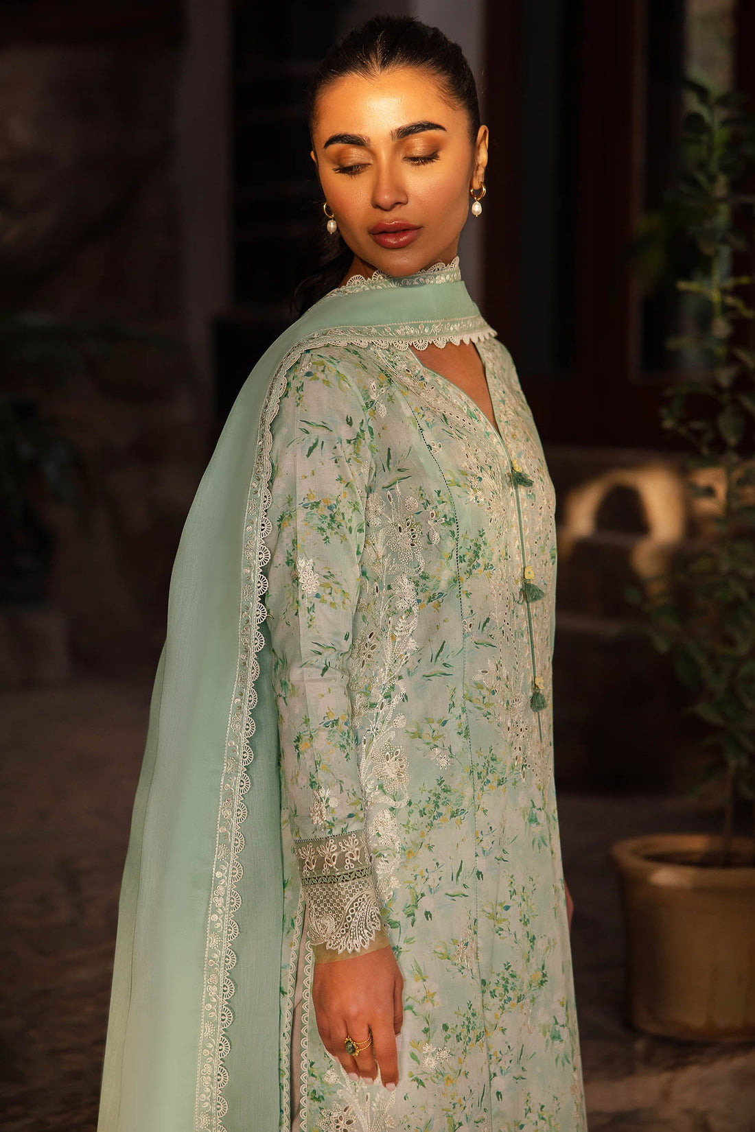 Zaha | Lawn 24 | SEZEM (ZL24-13 B) - Pakistani Clothes for women, in United Kingdom and United States