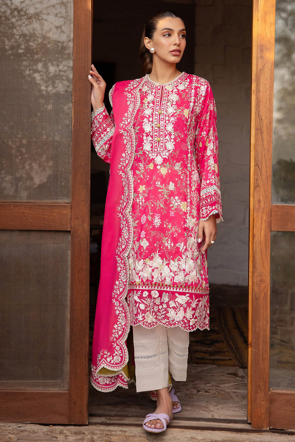 Zaha | Lawn 24 | LEYLA (ZL24-12 A) - Pakistani Clothes for women, in United Kingdom and United States