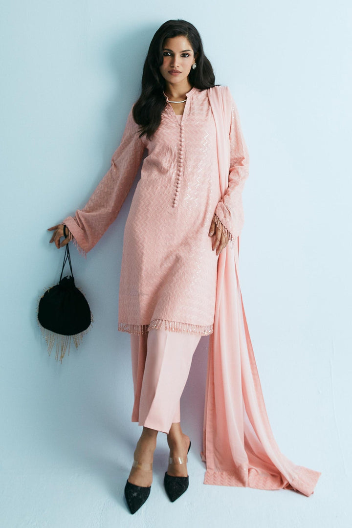 Zara Shahjahan | Festive Eid 24 | ZC-2044 - Hoorain Designer Wear - Pakistani Ladies Branded Stitched Clothes in United Kingdom, United states, CA and Australia
