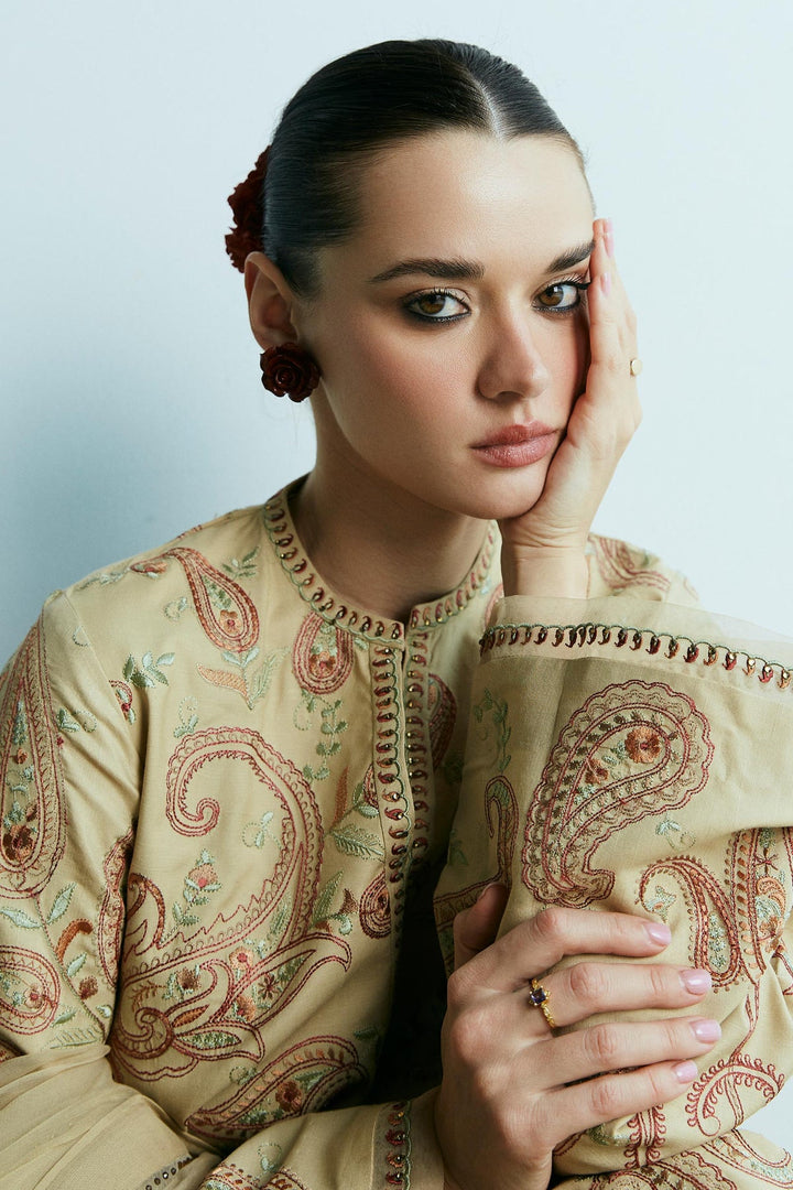Zara Shahjahan | Festive Eid 24 | ZC-2027 - Hoorain Designer Wear - Pakistani Ladies Branded Stitched Clothes in United Kingdom, United states, CA and Australia