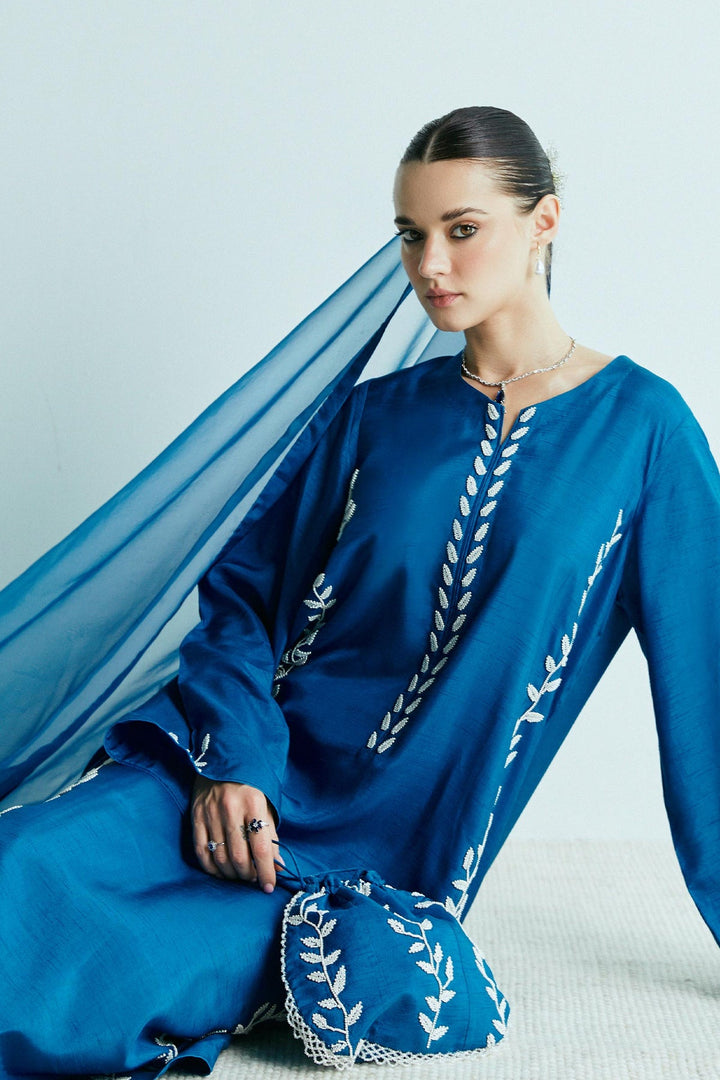 Zara Shahjahan | Festive Eid 24 | ZC-2028 - Hoorain Designer Wear - Pakistani Ladies Branded Stitched Clothes in United Kingdom, United states, CA and Australia