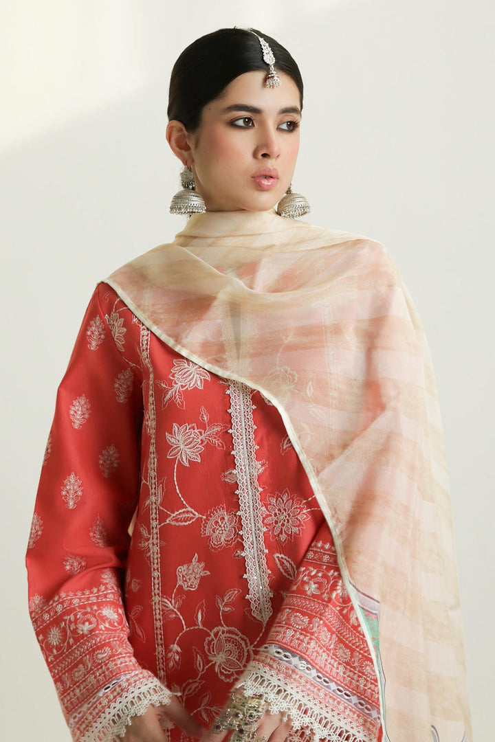 Zara Shahjahan | Luxury Lawn 24 | MAHI-1A - Hoorain Designer Wear - Pakistani Ladies Branded Stitched Clothes in United Kingdom, United states, CA and Australia