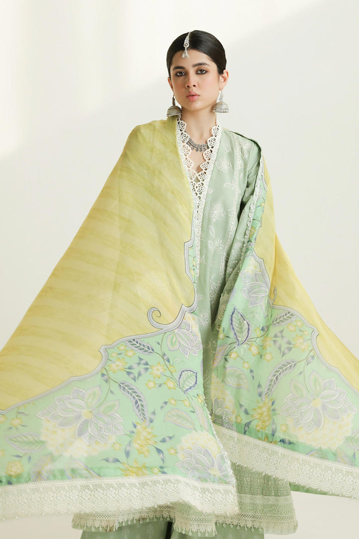 Zara Shahjahan | Luxury Lawn 24 | MAHI-1B - Hoorain Designer Wear - Pakistani Ladies Branded Stitched Clothes in United Kingdom, United states, CA and Australia