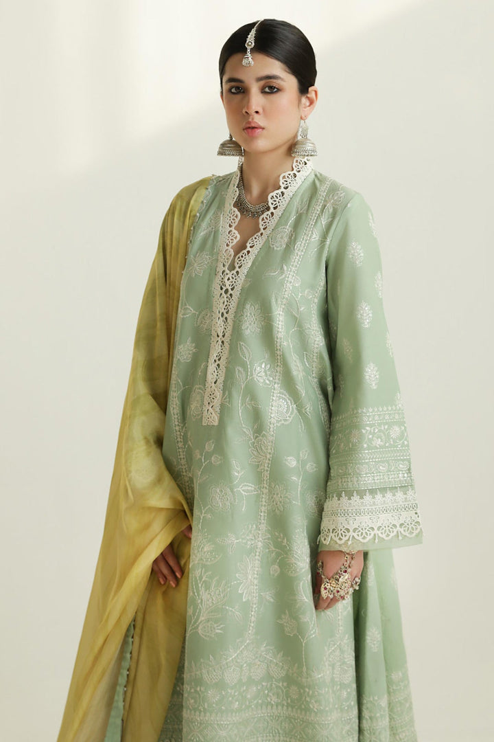 Zara Shahjahan | Luxury Lawn 24 | MAHI-1B - Hoorain Designer Wear - Pakistani Ladies Branded Stitched Clothes in United Kingdom, United states, CA and Australia