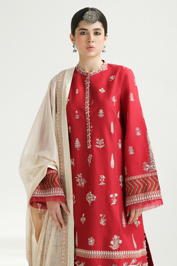 Zara Shahjahan | Luxury Lawn 24 | MYRA-14A - Hoorain Designer Wear - Pakistani Ladies Branded Stitched Clothes in United Kingdom, United states, CA and Australia