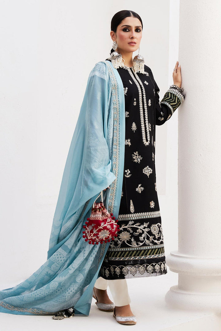 Zara Shahjahan | Luxury Lawn 24 | MYRA-14B - Hoorain Designer Wear - Pakistani Designer Clothes for women, in United Kingdom, United states, CA and Australia
