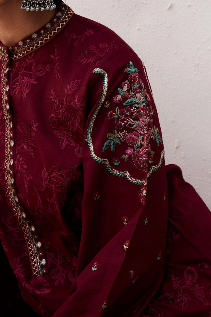 Zara Shahjahan | Luxury Lawn 24 | PARSA-9A - Hoorain Designer Wear - Pakistani Ladies Branded Stitched Clothes in United Kingdom, United states, CA and Australia