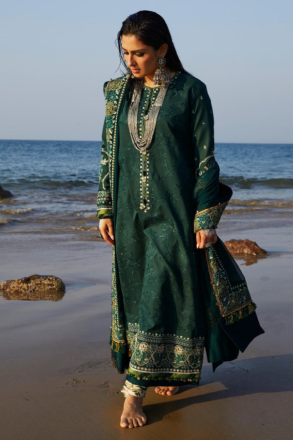 Zara Shahjahan | Luxury Lawn 24 | PARSA-9B - Hoorain Designer Wear - Pakistani Ladies Branded Stitched Clothes in United Kingdom, United states, CA and Australia