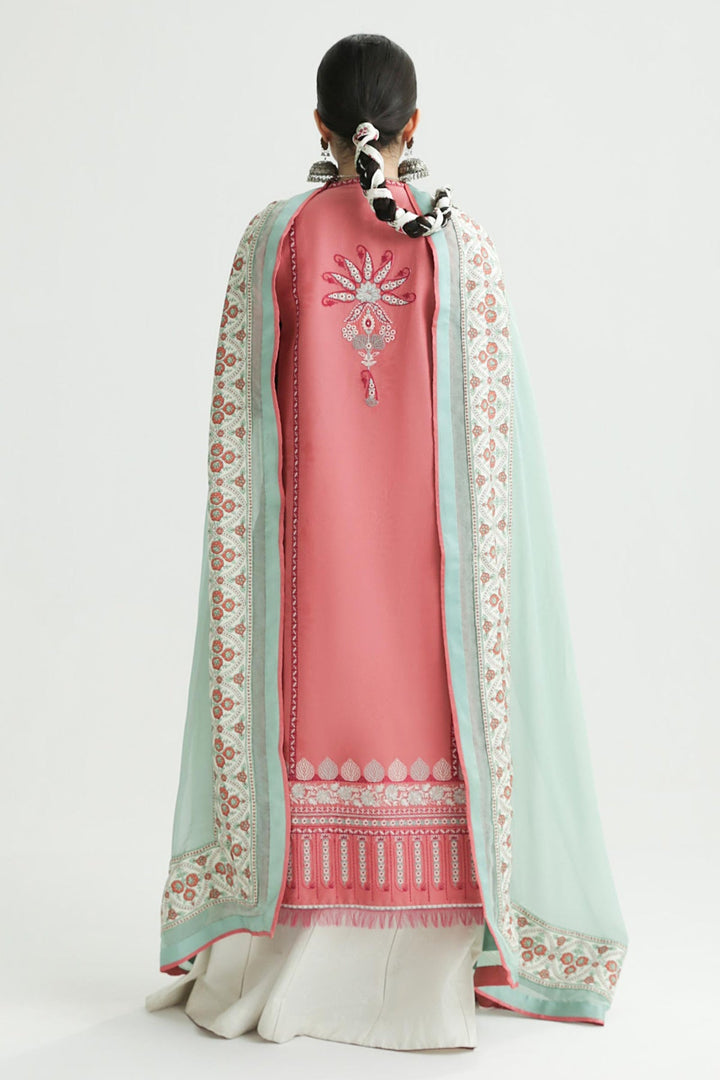 Zara Shahjahan | Luxury Lawn 24 | SANDAL-10B - Hoorain Designer Wear - Pakistani Ladies Branded Stitched Clothes in United Kingdom, United states, CA and Australia