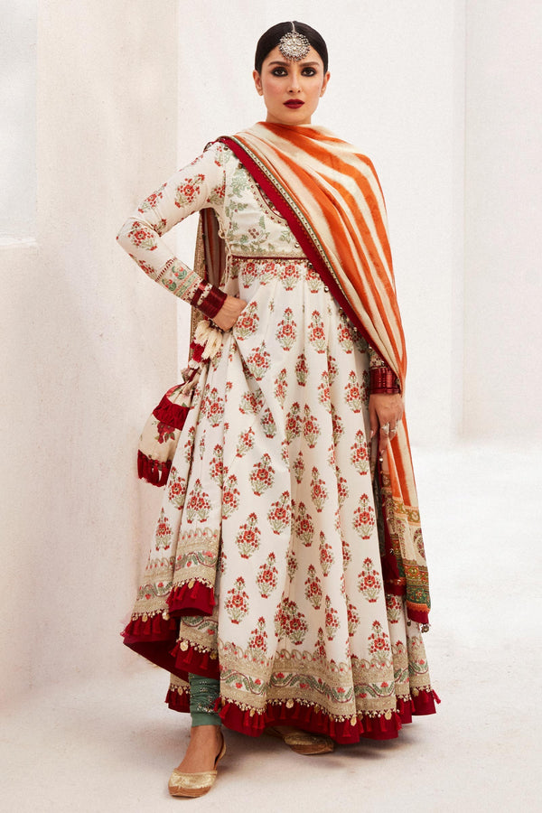 Zara Shahjahan | Luxury Lawn 24 | ANARKALI-11B - Hoorain Designer Wear - Pakistani Designer Clothes for women, in United Kingdom, United states, CA and Australia