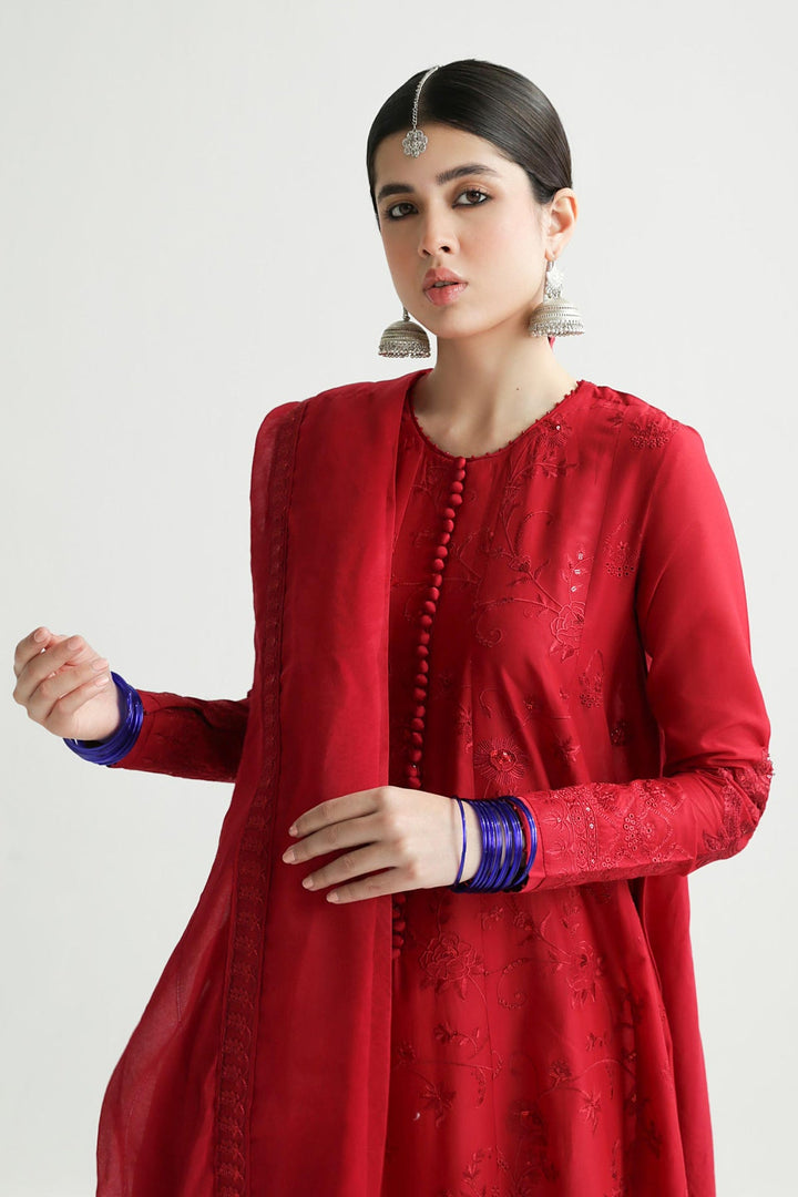 Zara Shahjahan | Luxury Lawn 24 | DEENA-12A - Hoorain Designer Wear - Pakistani Ladies Branded Stitched Clothes in United Kingdom, United states, CA and Australia