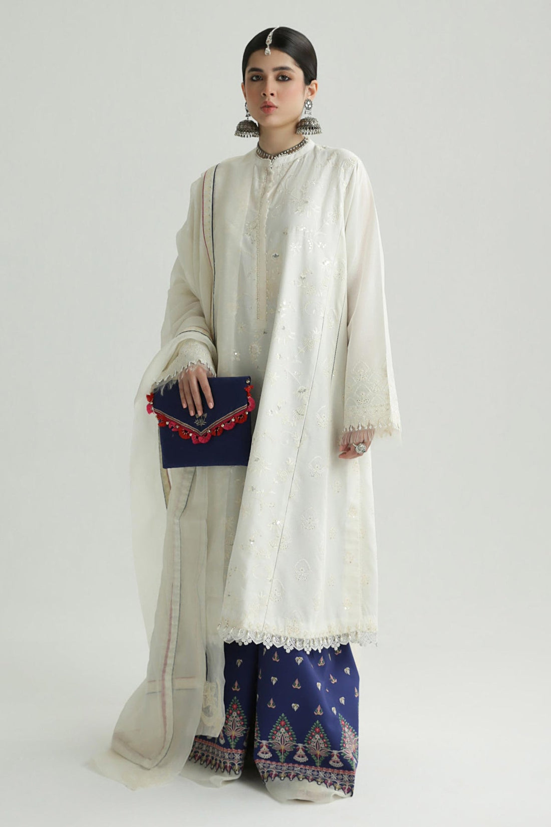 Zara Shahjahan | Luxury Lawn 24 | DEENA-12B - Pakistani Clothes for women, in United Kingdom and United States