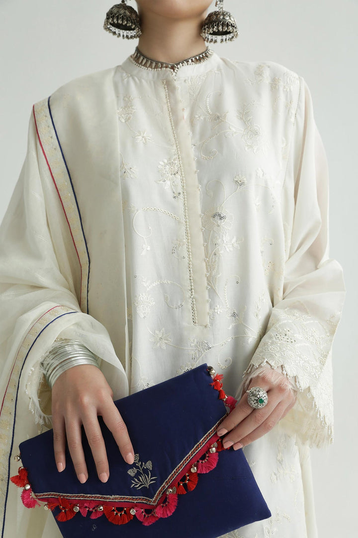 Zara Shahjahan | Luxury Lawn 24 | DEENA-12B - Hoorain Designer Wear - Pakistani Ladies Branded Stitched Clothes in United Kingdom, United states, CA and Australia