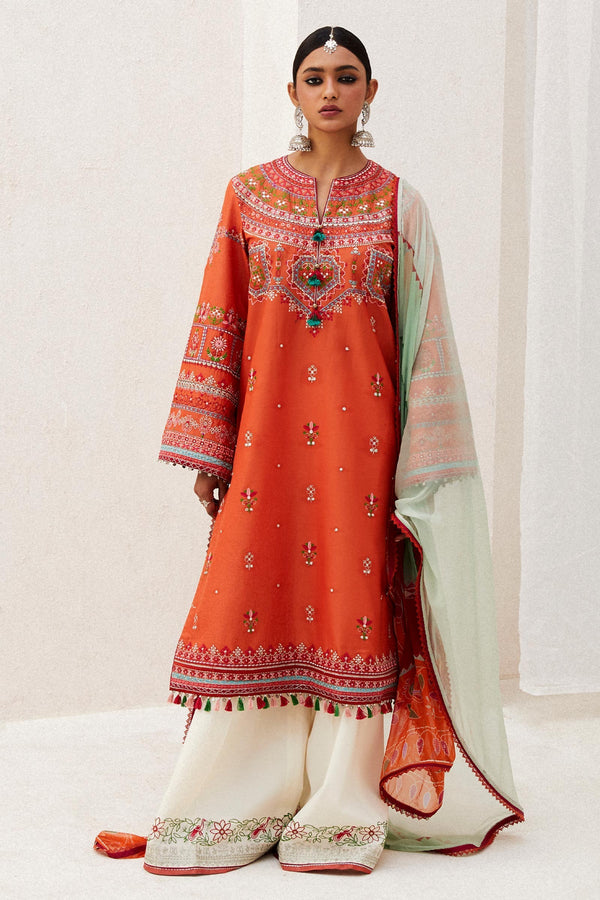 Zara Shahjahan | Luxury Lawn 24 | LAMIA-7A - Hoorain Designer Wear - Pakistani Ladies Branded Stitched Clothes in United Kingdom, United states, CA and Australia
