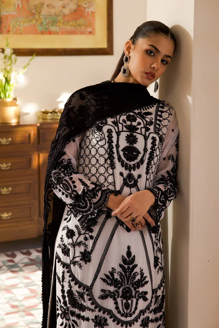 Azure | Embroidered Formals | ZN-06 - Hoorain Designer Wear - Pakistani Ladies Branded Stitched Clothes in United Kingdom, United states, CA and Australia