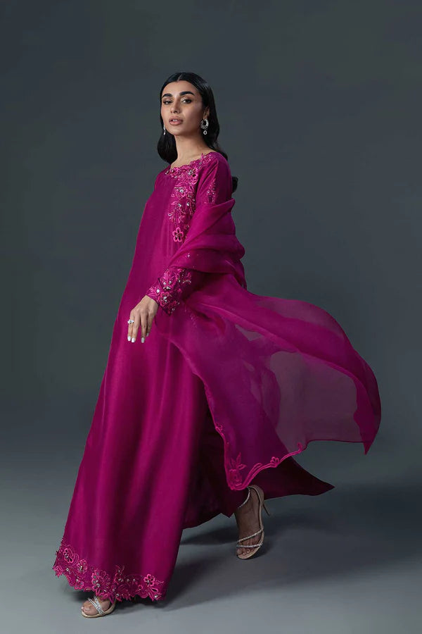 Jeem | Luxury Pret | ZOE PINK - Hoorain Designer Wear - Pakistani Ladies Branded Stitched Clothes in United Kingdom, United states, CA and Australia