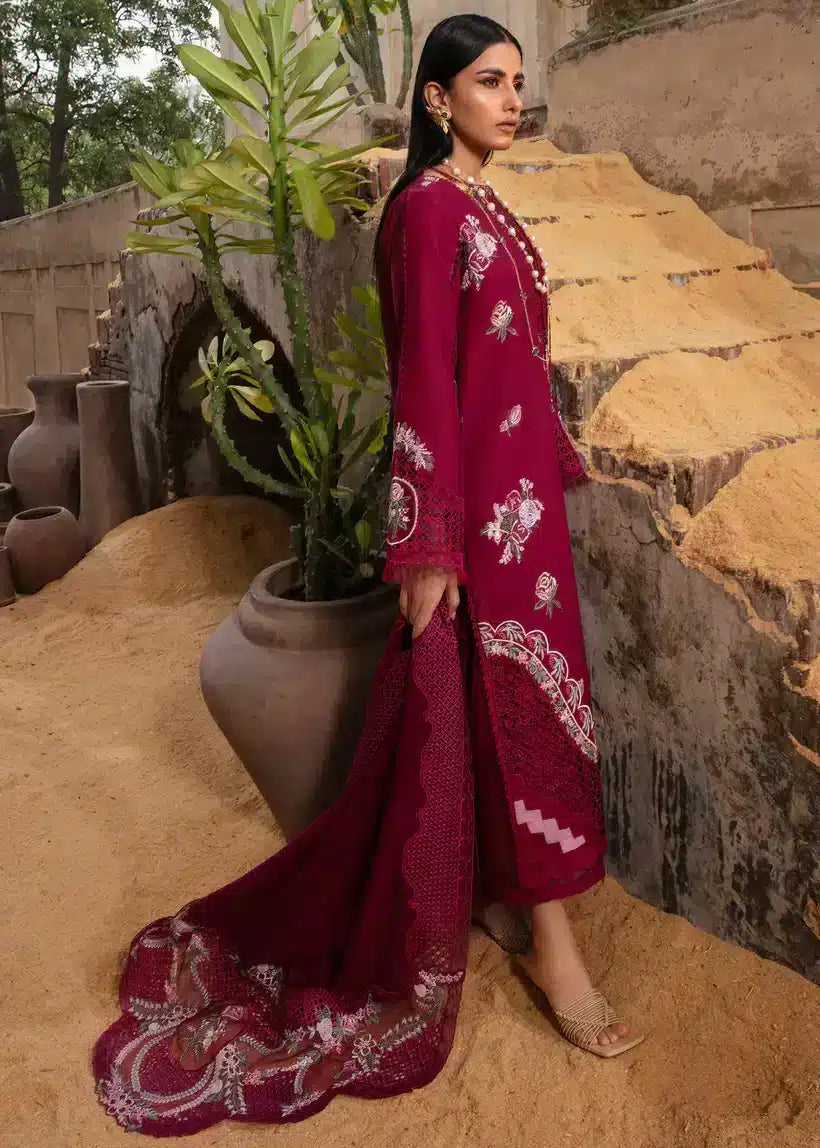 Crimson | Amal Winter 23 | Plum Serenity - CRWP 4 - Pakistani Clothes for women, in United Kingdom and United States