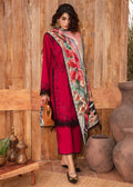 Saira Shakira | Raya Winter Stitched 23 | Crimson - Pakistani Clothes for women, in United Kingdom and United States