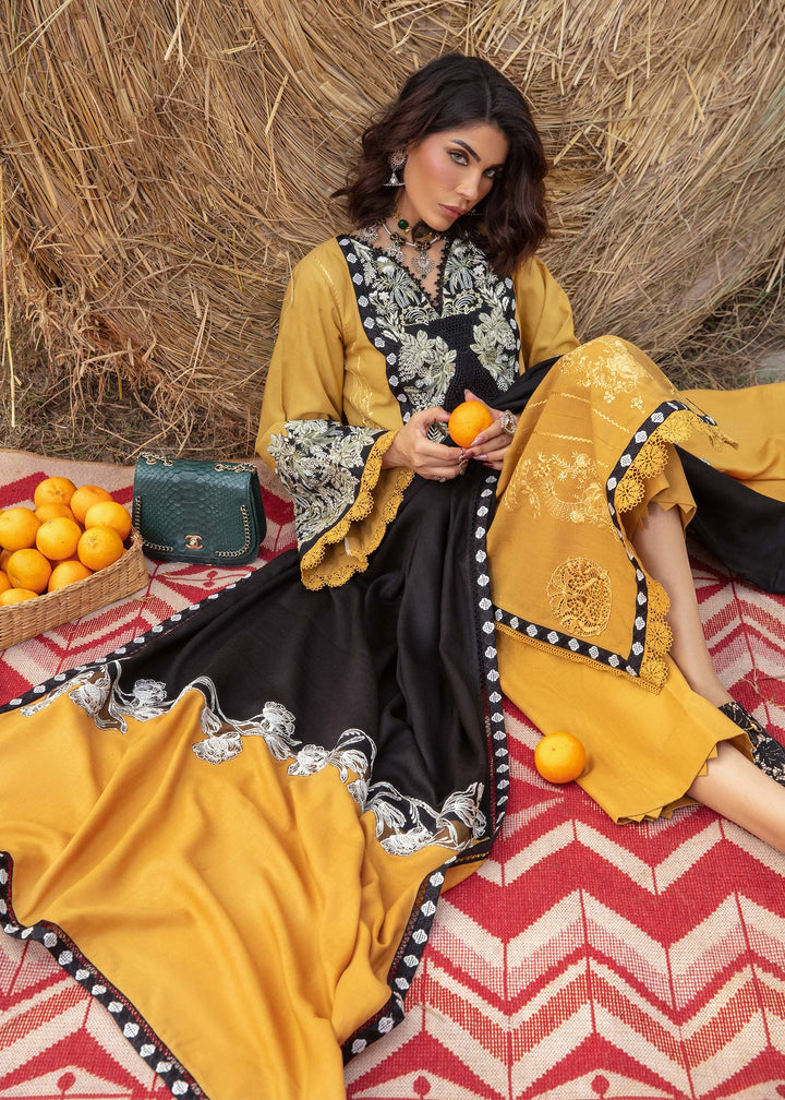 Saira Shakira | Raya Winter Stitched 23 | Amber - Hoorain Designer Wear - Pakistani Ladies Branded Stitched Clothes in United Kingdom, United states, CA and Australia