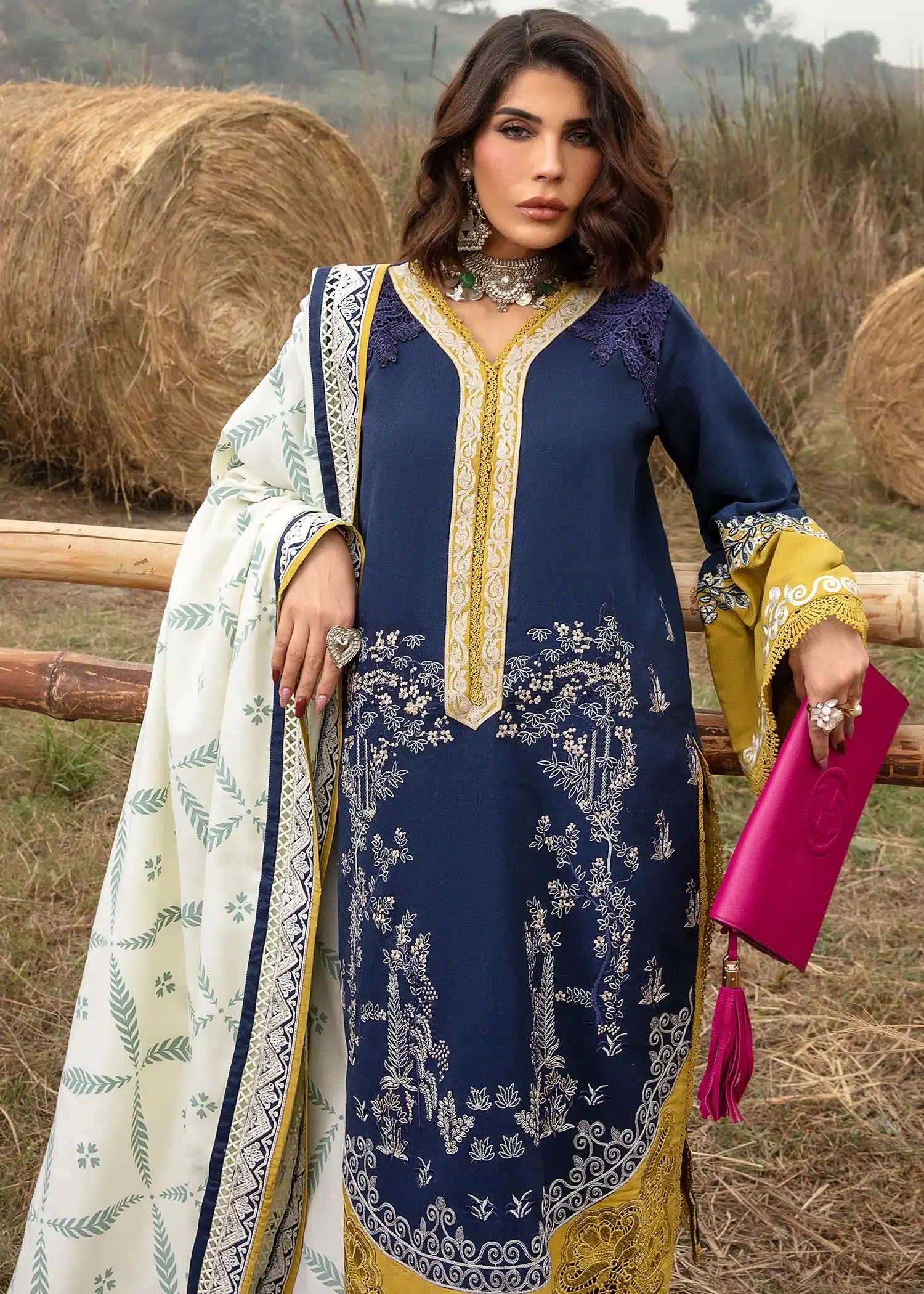 Saira Shakira | Raya Winter Stitched 23 | Neal - Pakistani Clothes for women, in United Kingdom and United States