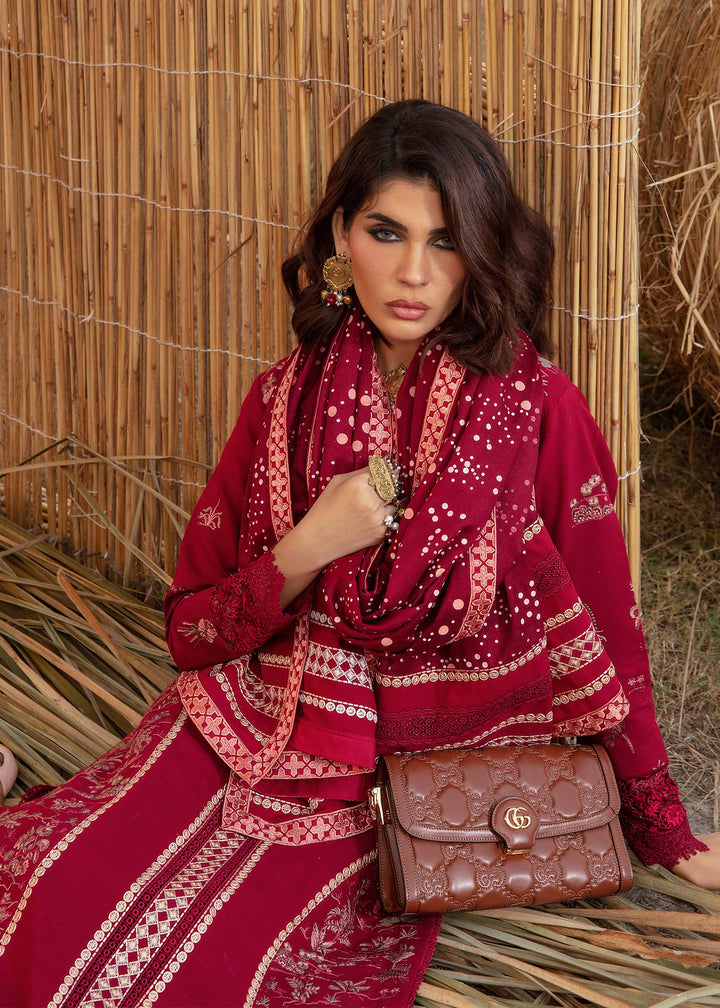 Saira Shakira | Raya Winter Stitched 23 | Ruby - Pakistani Clothes for women, in United Kingdom and United States