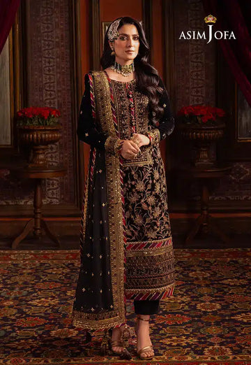 Asim Jofa | Makhmal Wedding Velvet 23 | AJMM-08 - Pakistani Clothes for women, in United Kingdom and United States