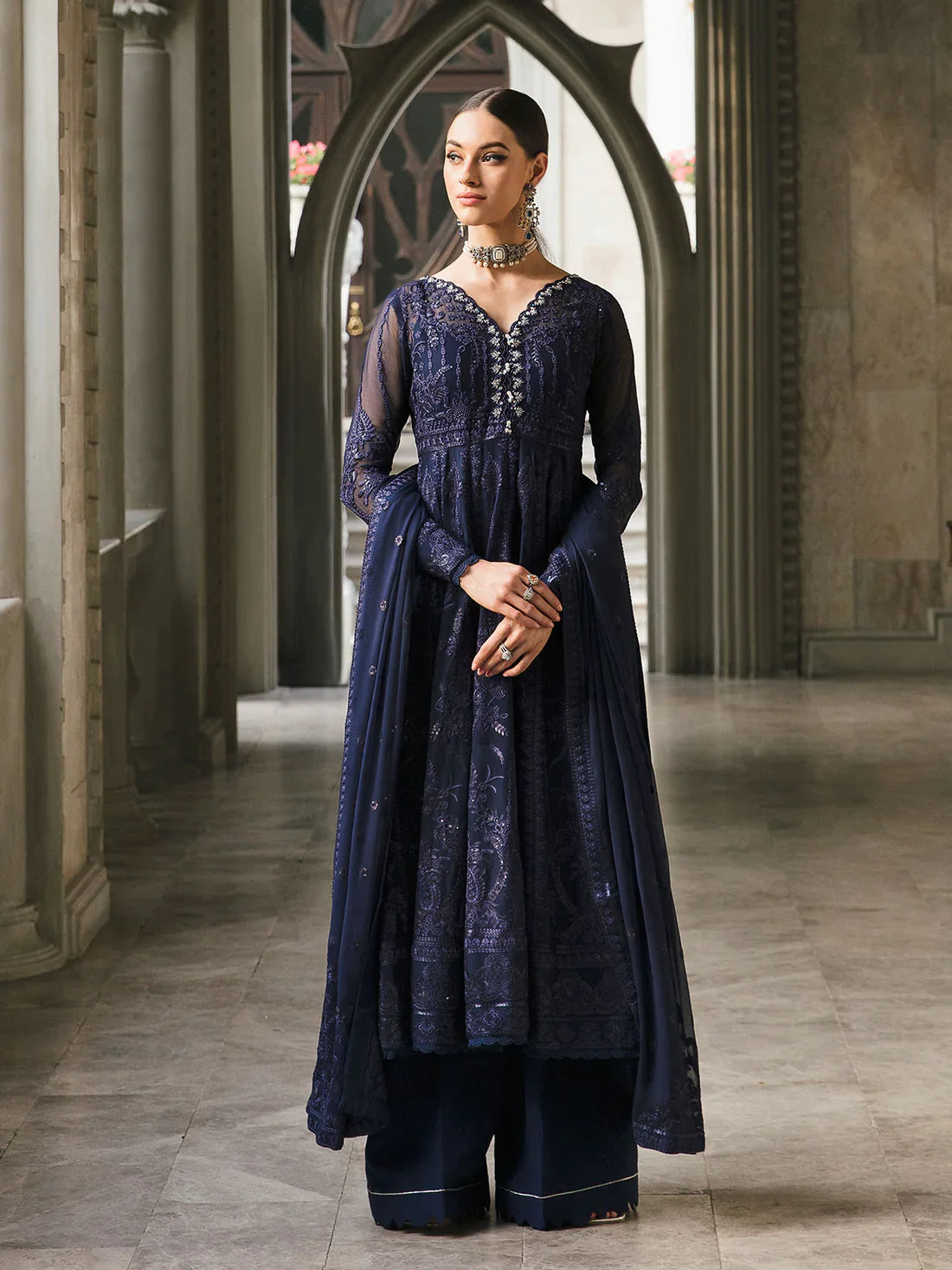 Gulaal | Embroidered Chiffon 23 | MAYA 05 - Pakistani Clothes for women, in United Kingdom and United States