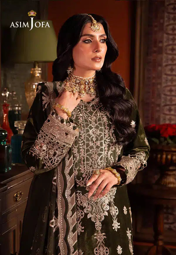 Asim Jofa | Makhmal Wedding Velvet 23 | AJMM-05 - Pakistani Clothes for women, in United Kingdom and United States