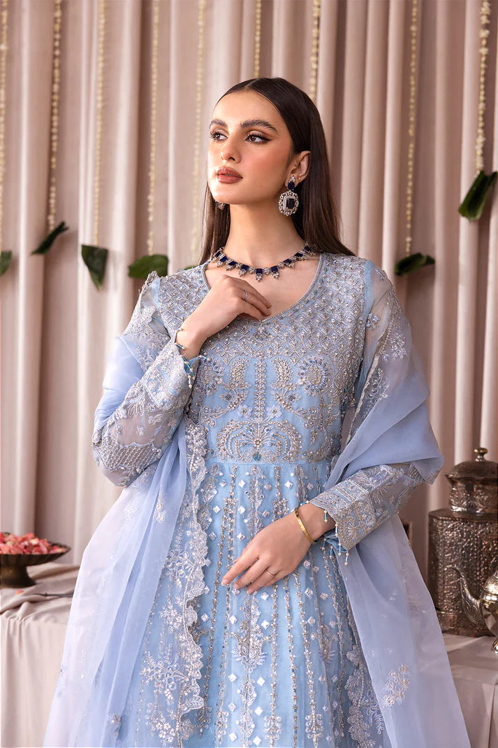 Emaan Adeel | Romansiyyah Luxury Formals 23 | RM-03 BLUE LAGOON - Pakistani Clothes for women, in United Kingdom and United States