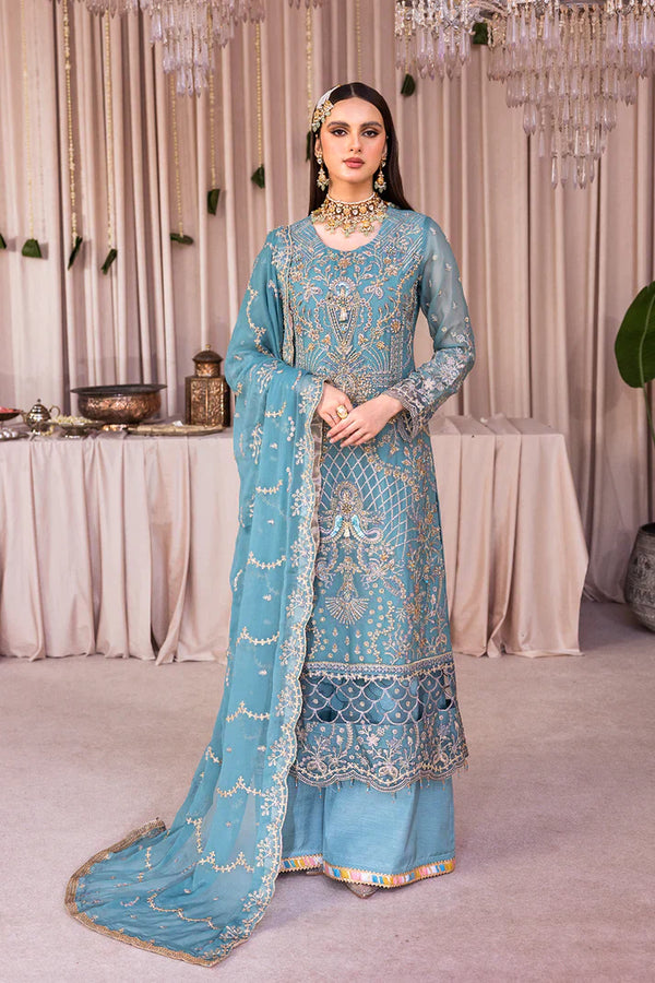 Emaan Adeel | Romansiyyah Luxury Formals 23 | RM-05 MIYASA - Hoorain Designer Wear - Pakistani Ladies Branded Stitched Clothes in United Kingdom, United states, CA and Australia