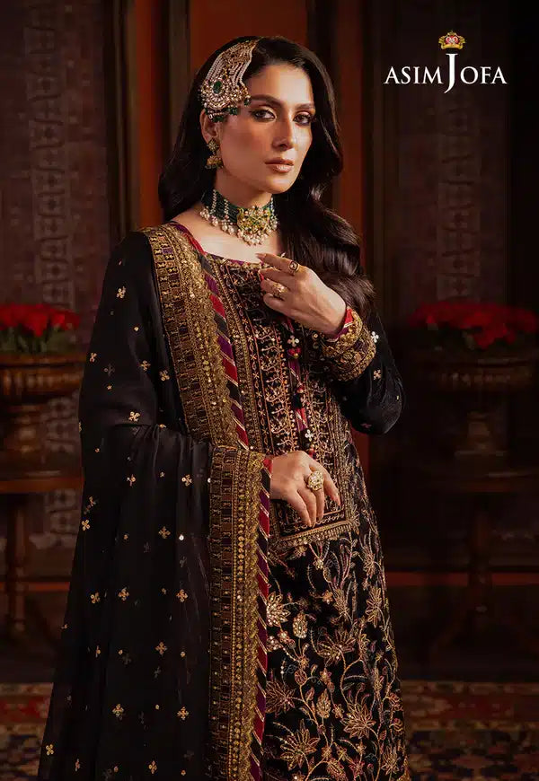 Asim Jofa | Makhmal Wedding Velvet 23 | AJMM-08 - Pakistani Clothes for women, in United Kingdom and United States