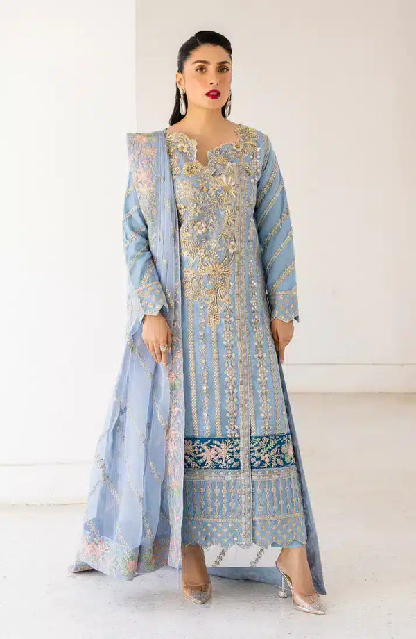 Emaan Adeel | Zimal Luxury Formals 23 | ZM 03 ARZISH - Hoorain Designer Wear - Pakistani Ladies Branded Stitched Clothes in United Kingdom, United states, CA and Australia