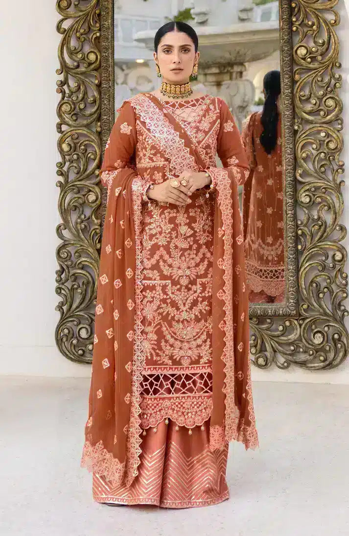 Emaan Adeel | Zimal Luxury Formals 23 | ZM 09 GULAAL - Pakistani Clothes for women, in United Kingdom and United States