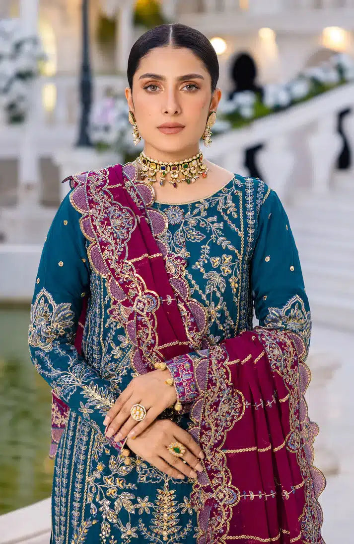 Emaan Adeel | Zimal Luxury Formals 23 | ZM 06 RUMESAH - Hoorain Designer Wear - Pakistani Designer Clothes for women, in United Kingdom, United states, CA and Australia